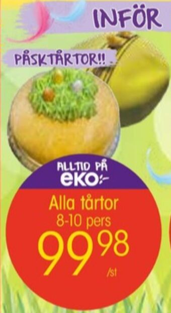 EKO Eko butiksbakat kaffebröd erbjuda