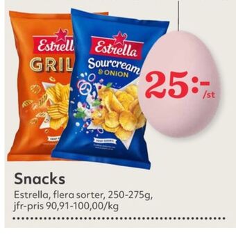 Hemköp Estrella chips erbjuda