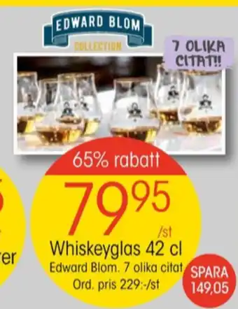 EKO Edward blom glas erbjuda