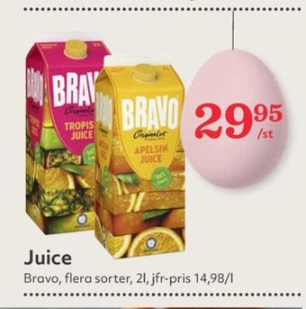 Hemköp Bravo juice erbjuda