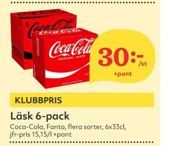 Hemköp Coca cola läskedryck erbjuda
