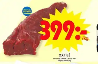 ICA Maxi Santa maria oxfilé erbjuda