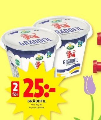 ICA Kvantum Arla gräddfil erbjuda
