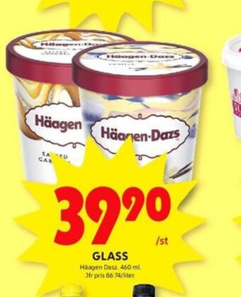 Häagen-dazs glass