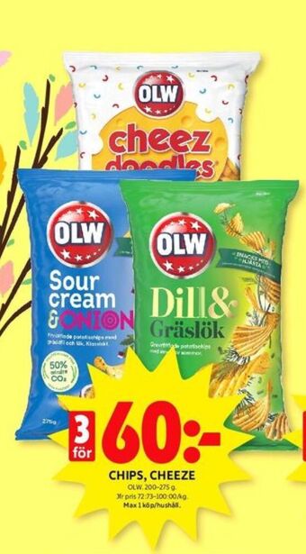 ICA Kvantum Olw chips erbjuda