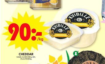 ICA Maxi Kvibille cheddar erbjuda