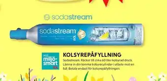 ICA Kvantum Sodastream imageannons erbjuda