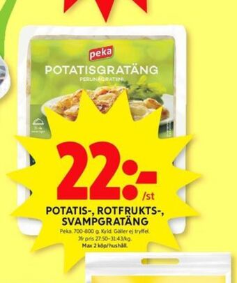 ICA Kvantum Peka potatisgratäng erbjuda