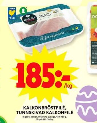 ICA Maxi Ingelsta kalkon kalkonbröstfilé erbjuda