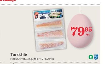 Hemköp Findus torskfilé erbjuda