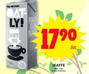 ICA Maxi Oatly ikaffe havredryck erbjuda