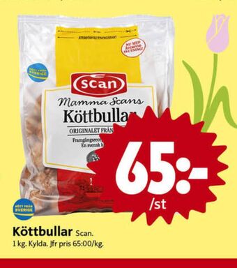 ICA Nära Scan köttbullar erbjuda