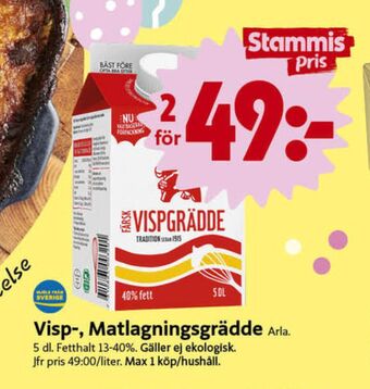 ICA Nära Arla vispgrädde erbjuda