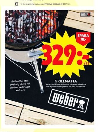 ICA Maxi Weber grillmattor erbjuda