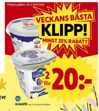ICA Nära Arla gräddfil erbjuda