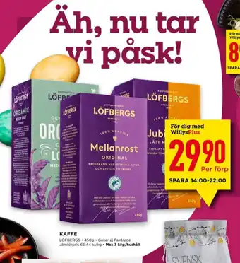 Löfbergs next generation coffee kaffe malet