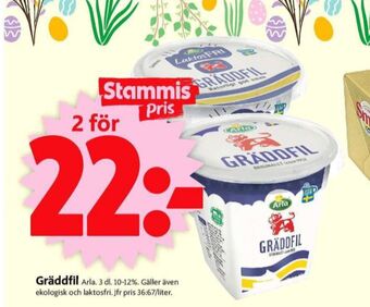 ICA Supermarket Arla gräddfil erbjuda