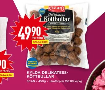 Willys Scan köttbullar erbjuda