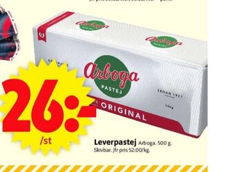 ICA Supermarket Arboga pastej leverpastej erbjuda