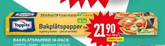 Willys Toppits bakplåtspapper erbjuda