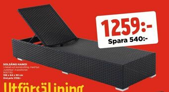 Jem&Fix Solsäng hanoi erbjuda