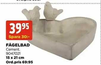 Jem&Fix Fågelbad erbjuda