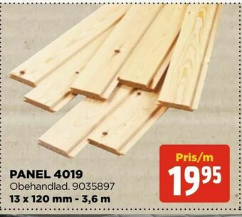 Jem&Fix Panel 4019 erbjuda