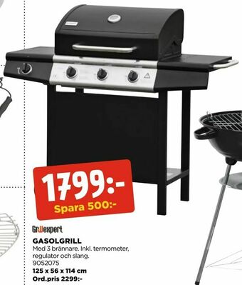 Jem&Fix Gasolgrill erbjuda