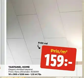 Jem&Fix Takpanel home erbjuda