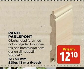 Jem&Fix Panel pärlspont erbjuda