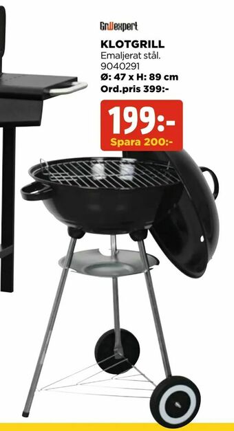 Jem&Fix Klotgrill erbjuda