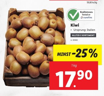 Lidl Kiwi erbjuda