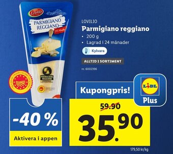 Lidl Parmigiano Reggiano erbjuda