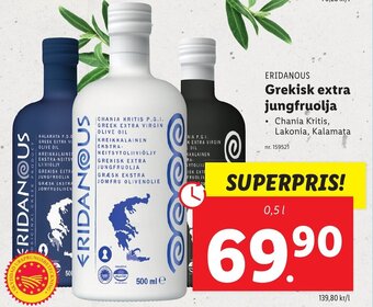 Lidl Grekisk Extra Jungfruolja erbjuda