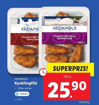 Lidl Kycklingfilé erbjuda