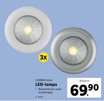 Lidl LED-Lampa erbjuda