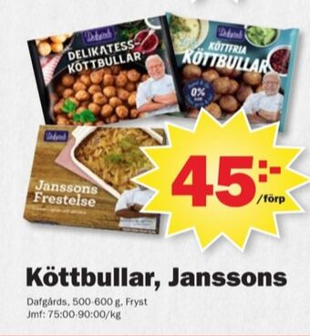 Pekås Dafgårds färdigrätter erbjuda