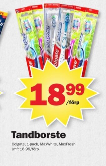 Pekås Colgate tandborste erbjuda