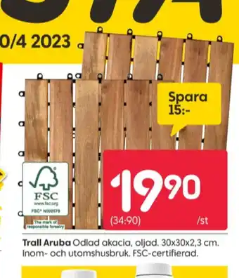 Rusta Coca cola zero trätrall erbjuda