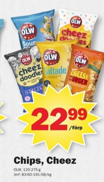 Pekås Olw chips erbjuda