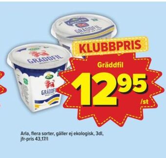 Östenssons Arla gräddfil erbjuda