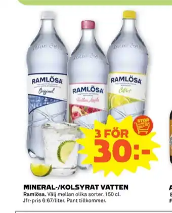 Ramlösa mineralvatten
