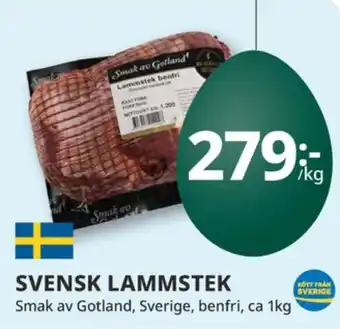 Tempo Smak av gotland lammstek erbjuda