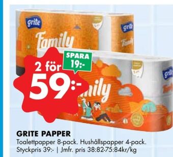 ÖoB Grite toalettpapper erbjuda