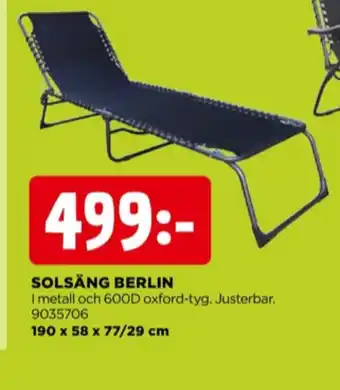 Jem&Fix Heco solsäng erbjuda