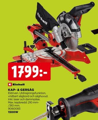 Einhell kap- & gersåg