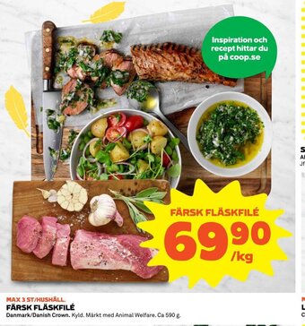 Coop Färsk Fläskfilé erbjuda
