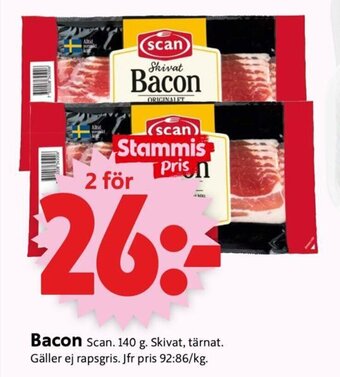 ICA Supermarket Bacon erbjuda