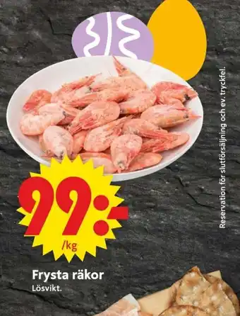 ICA Supermarket Frysta Räkor erbjuda