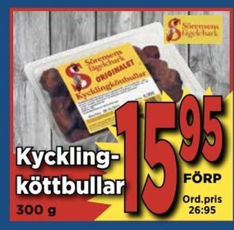 Supergrossen Kycklingköttbullar erbjuda